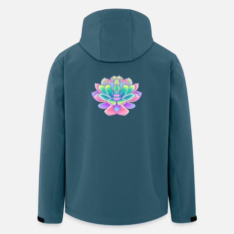 Plante Cactus Cactus - Veste softshell homme en polyester recyclé Stanley/Stella - bleu pétrole foncé