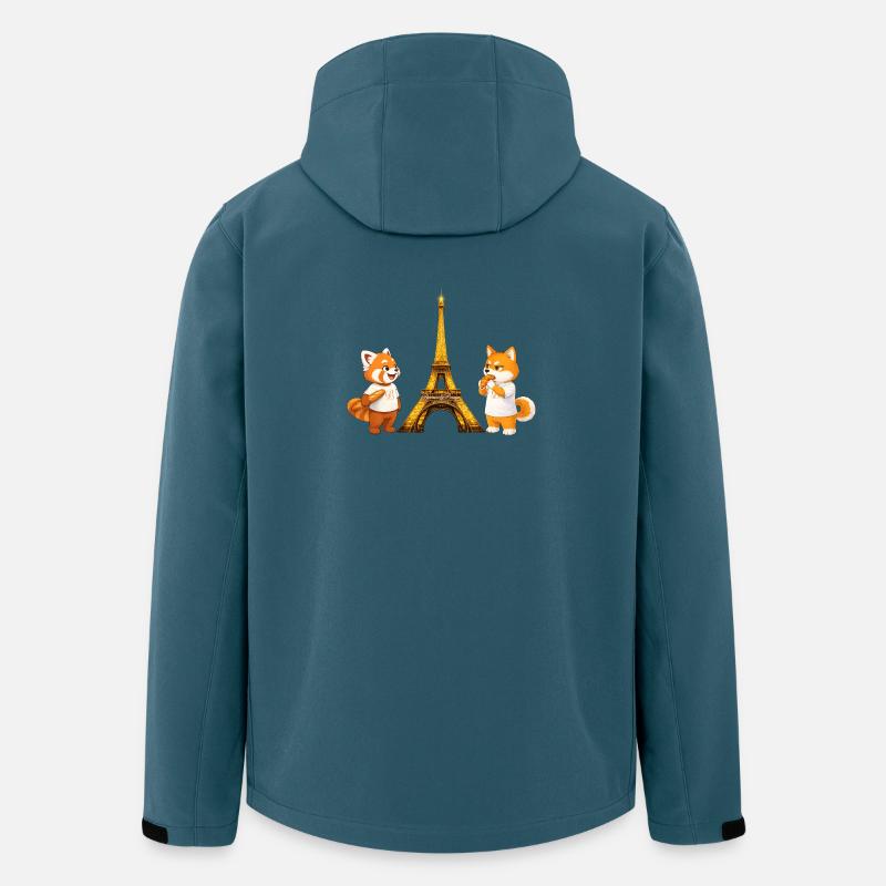 Lazy & Grumpy in Paris - Men’s Recycled Softshell Jacket by Stanley/Stella - stargazer