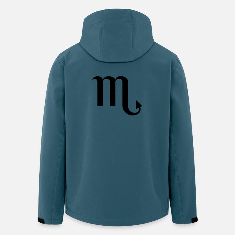 Sternzeichen Skorpion - Recycelte Männer Softshell-Jacke von Stanley/Stella - Dunkles Petrol
