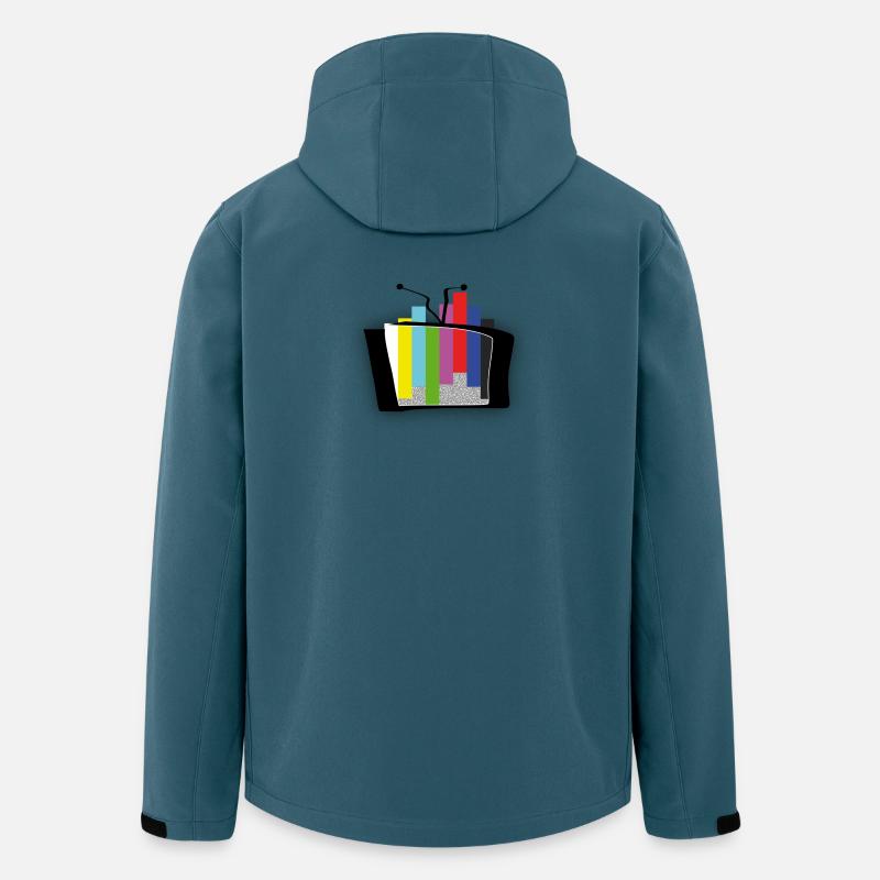 Ausbrechendes Testbild - erweitert 1 - Recycelte Männer Softshell-Jacke von Stanley/Stella - Dunkles Petrol