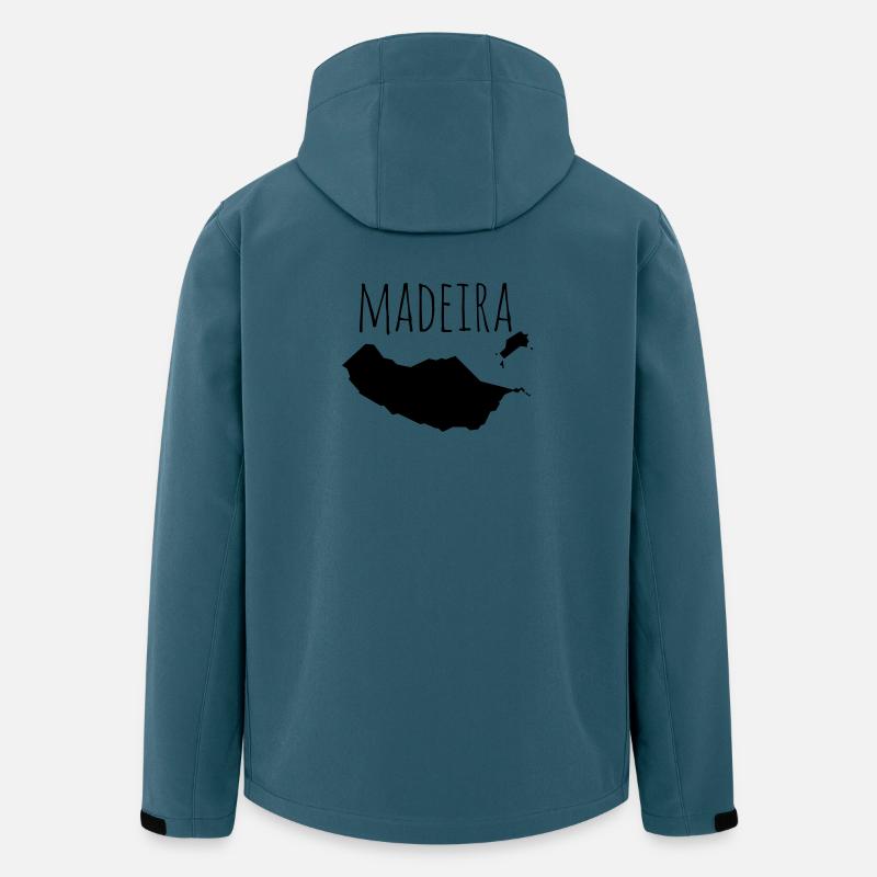 Madeira - Recycelte Männer Softshell-Jacke von Stanley/Stella - Dunkles Petrol