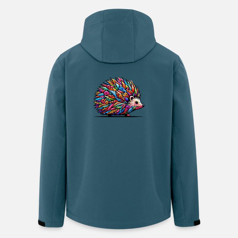 Lockig - Recycelte Männer Softshell-Jacke von Stanley/Stella - Dunkles Petrol