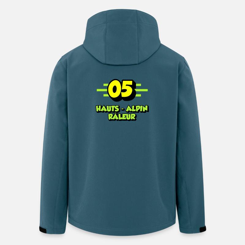 Hochalpiner Nörgler - Recycelte Männer Softshell-Jacke von Stanley/Stella - Dunkles Petrol