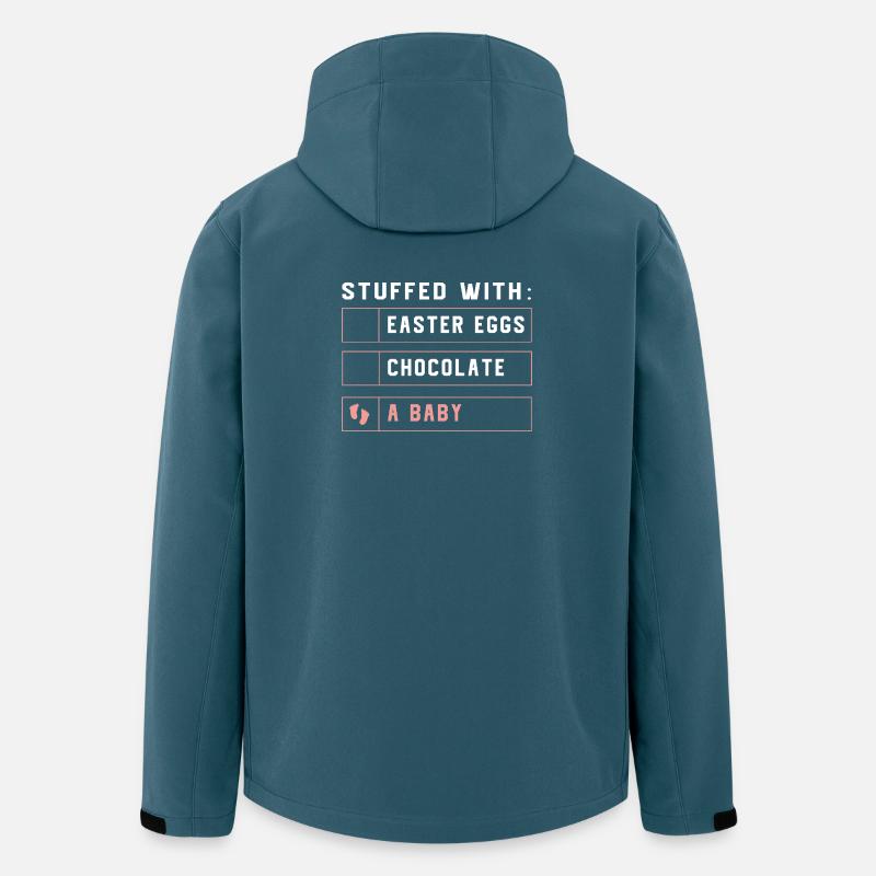 Gender Reveal Easter Mom-to-be - Men’s Recycled Softshell Jacket by Stanley/Stella - stargazer