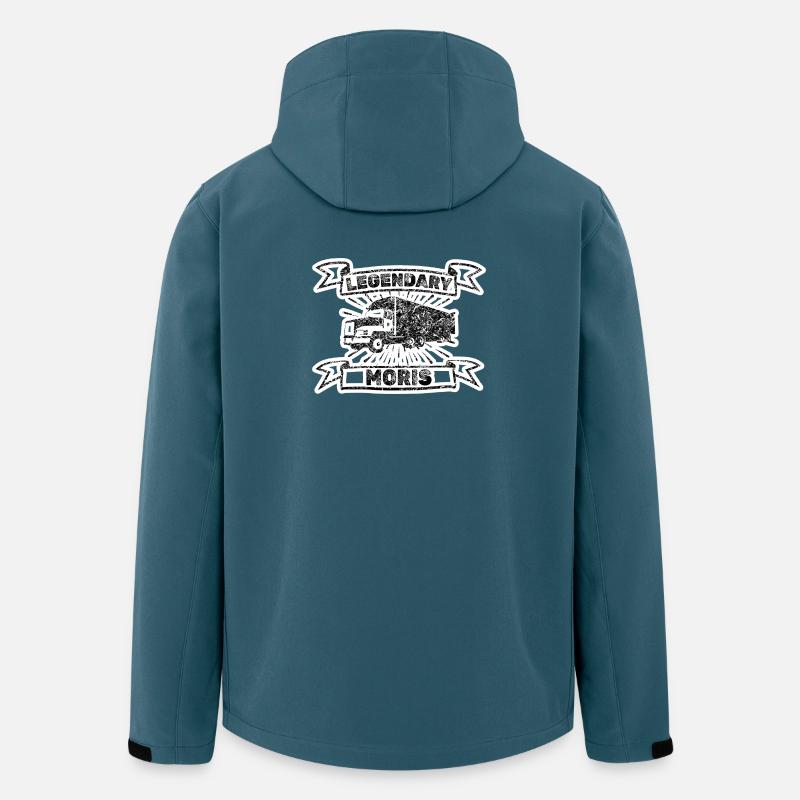 Vorname Moris - Recycelte Männer Softshell-Jacke von Stanley/Stella - Dunkles Petrol