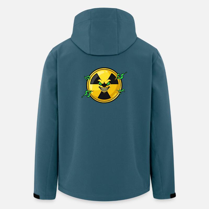 Radioaktive Grimasse - Recycelte Männer Softshell-Jacke von Stanley/Stella - Dunkles Petrol