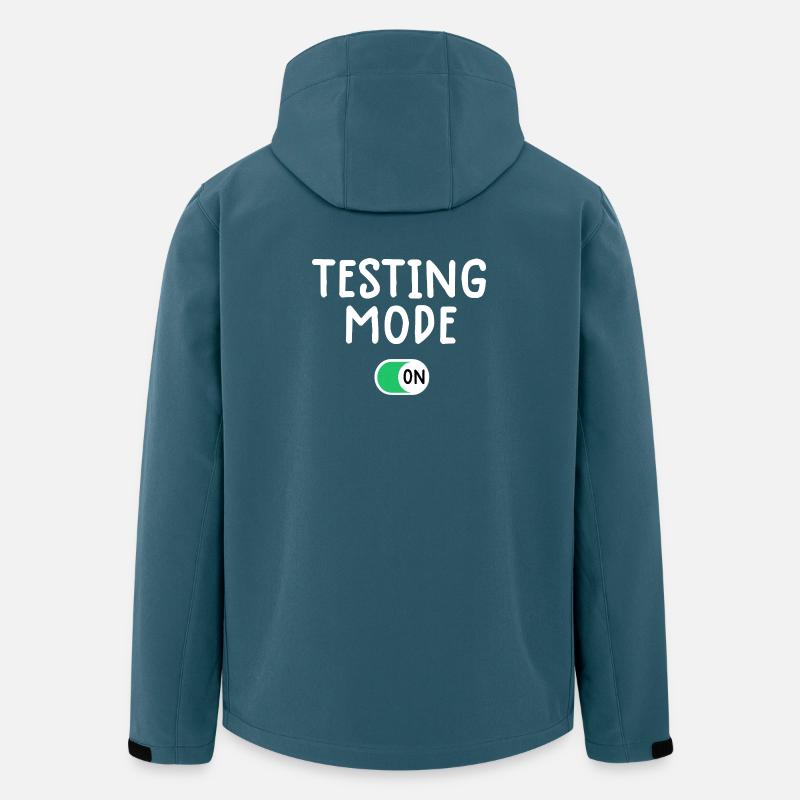 Testmodus am Grafik-Tee - Recycelte Männer Softshell-Jacke von Stanley/Stella - Dunkles Petrol