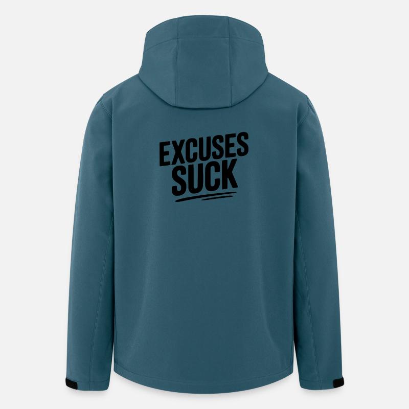 Excuses Suck - Men’s Recycled Softshell Jacket by Stanley/Stella - stargazer
