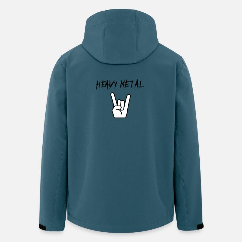 Heavy Metal Rock - Recycelte Männer Softshell-Jacke von Stanley/Stella - Dunkles Petrol