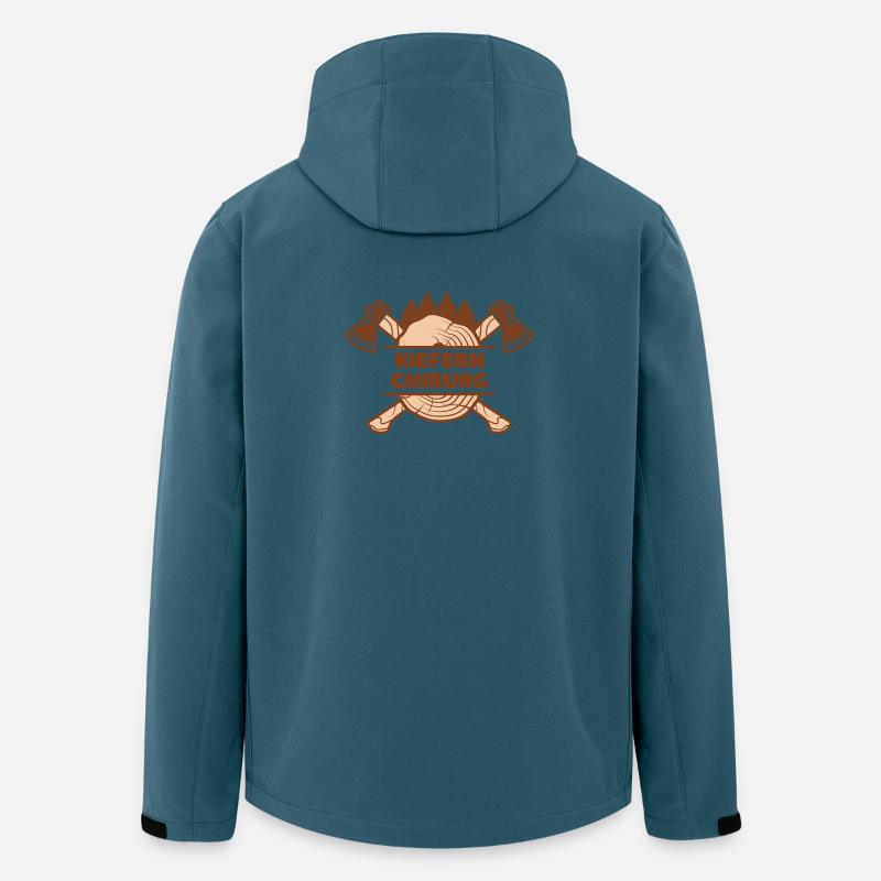 Kiefern Chirurg - Recycelte Männer Softshell-Jacke von Stanley/Stella - Dunkles Petrol
