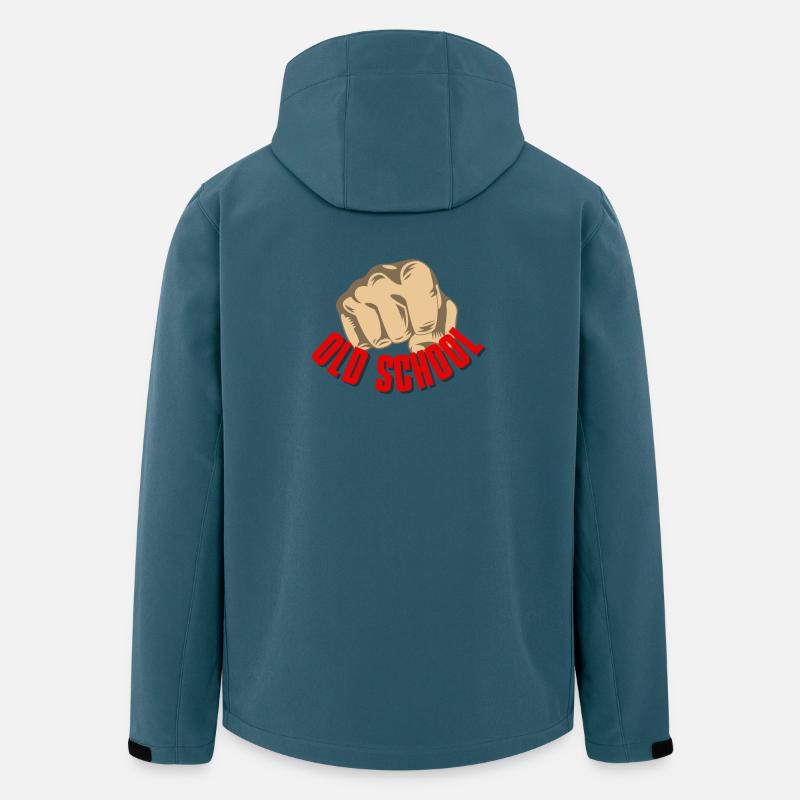 Faust à l’ancienne - Veste softshell homme en polyester recyclé Stanley/Stella - bleu pétrole foncé
