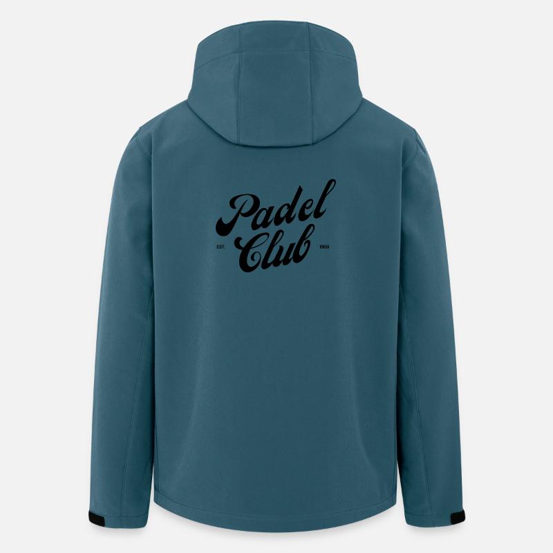 Padel Club - Recycelte Männer Softshell-Jacke von Stanley/Stella - Dunkles Petrol