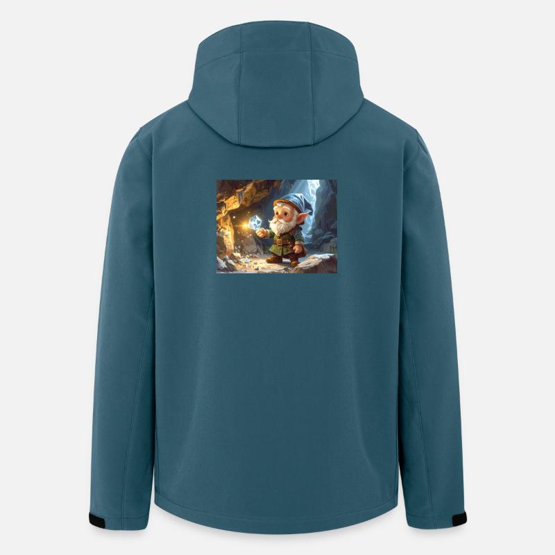 Kristallgnom Höhlenfunken - Recycelte Männer Softshell-Jacke von Stanley/Stella - Dunkles Petrol