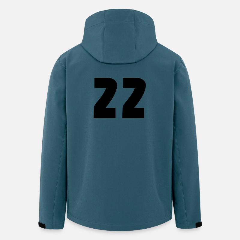 22 - Recycelte Männer Softshell-Jacke von Stanley/Stella - Dunkles Petrol