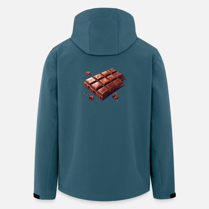 Schokolade - Recycelte Männer Softshell-Jacke von Stanley/Stella - Dunkles Petrol