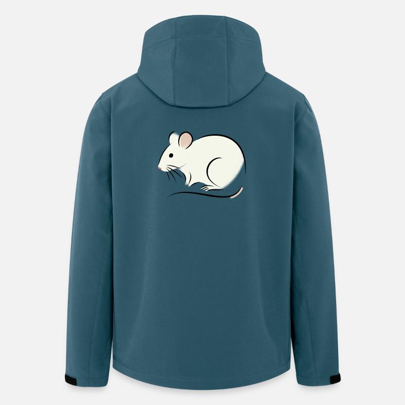 white rat - Men’s Recycled Softshell Jacket by Stanley/Stella - stargazer