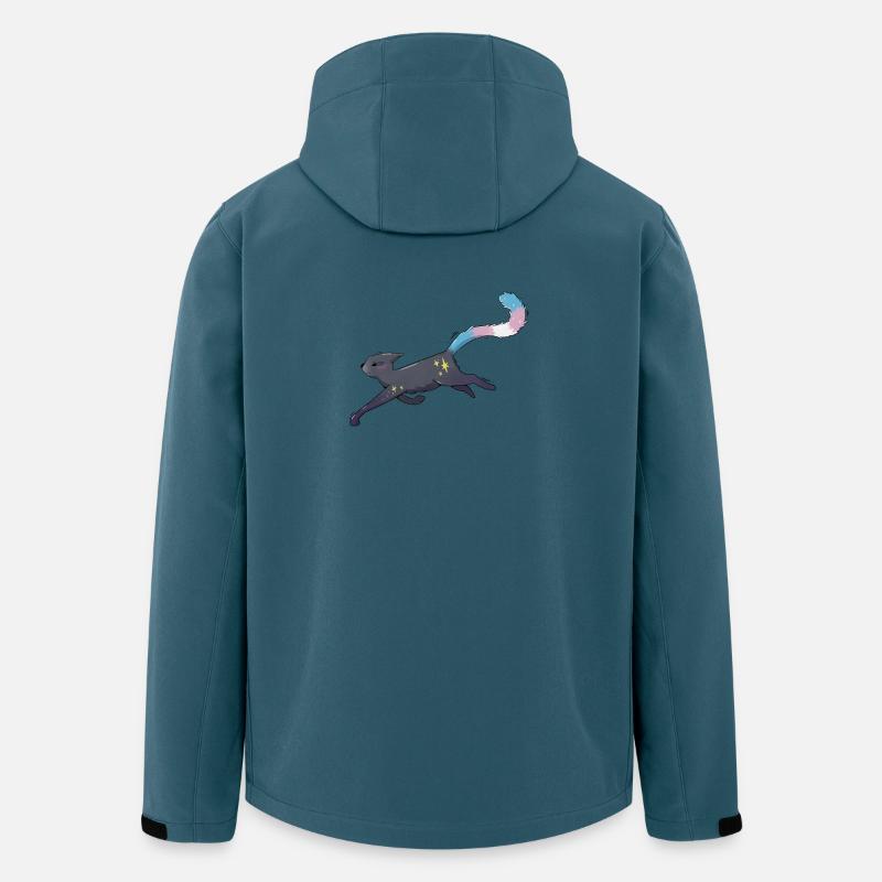 Süße Katze trans pride - Recycelte Männer Softshell-Jacke von Stanley/Stella - Dunkles Petrol