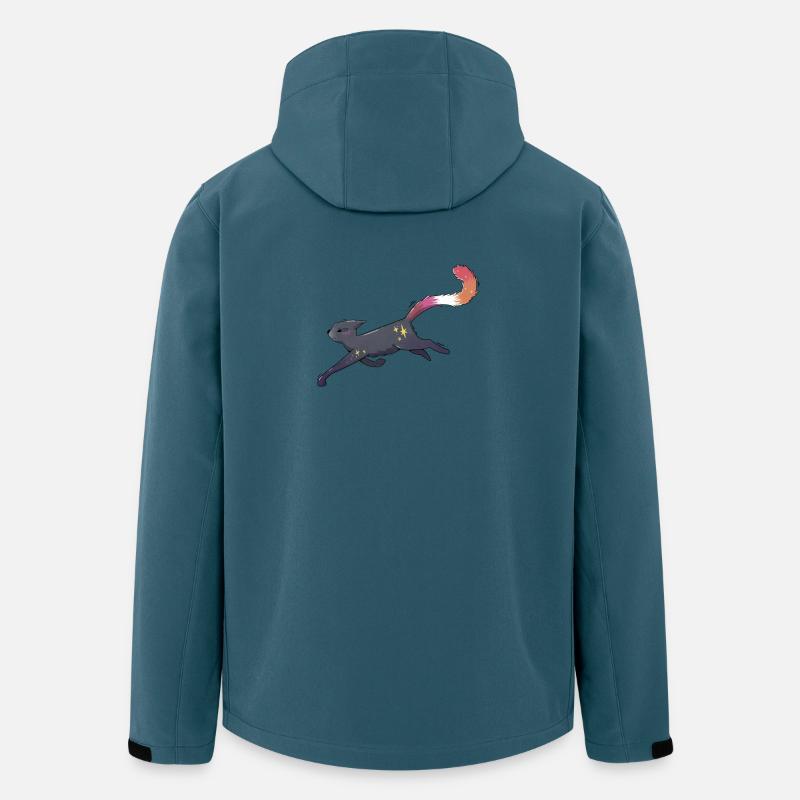 Süße Katze lesbian pride - Recycelte Männer Softshell-Jacke von Stanley/Stella - Dunkles Petrol