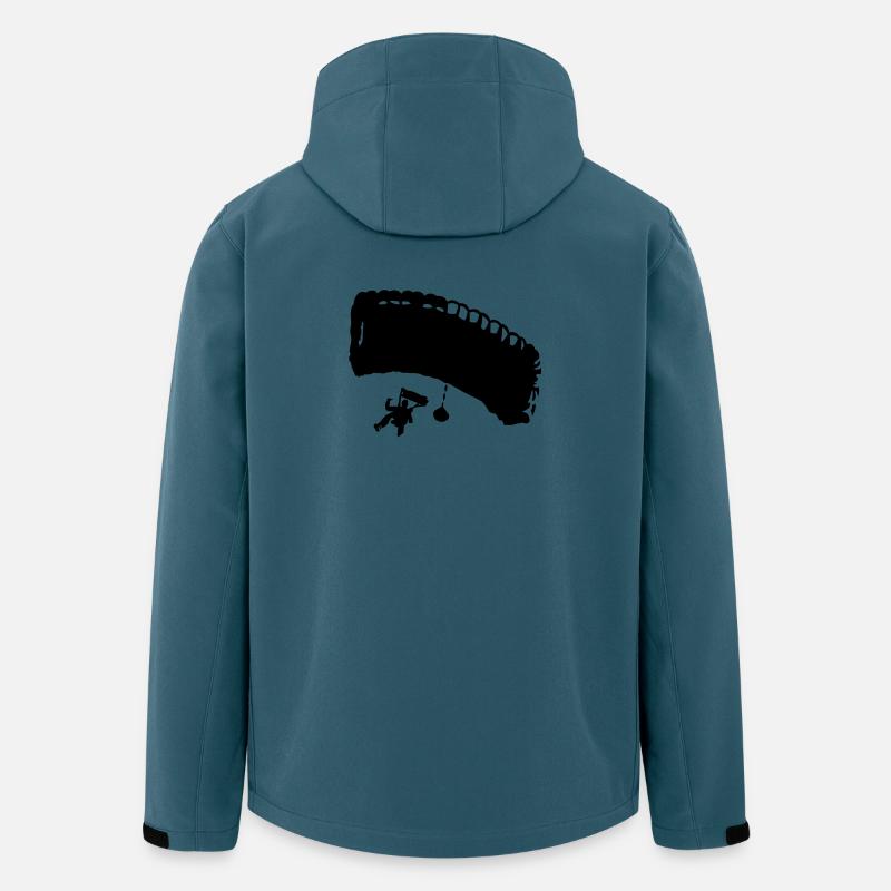 Fallschirm - Recycelte Männer Softshell-Jacke von Stanley/Stella - Dunkles Petrol