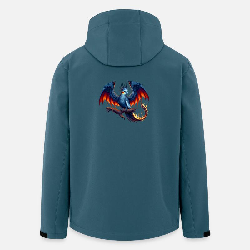 Nymphendrache (03) - Recycelte Männer Softshell-Jacke von Stanley/Stella - Dunkles Petrol