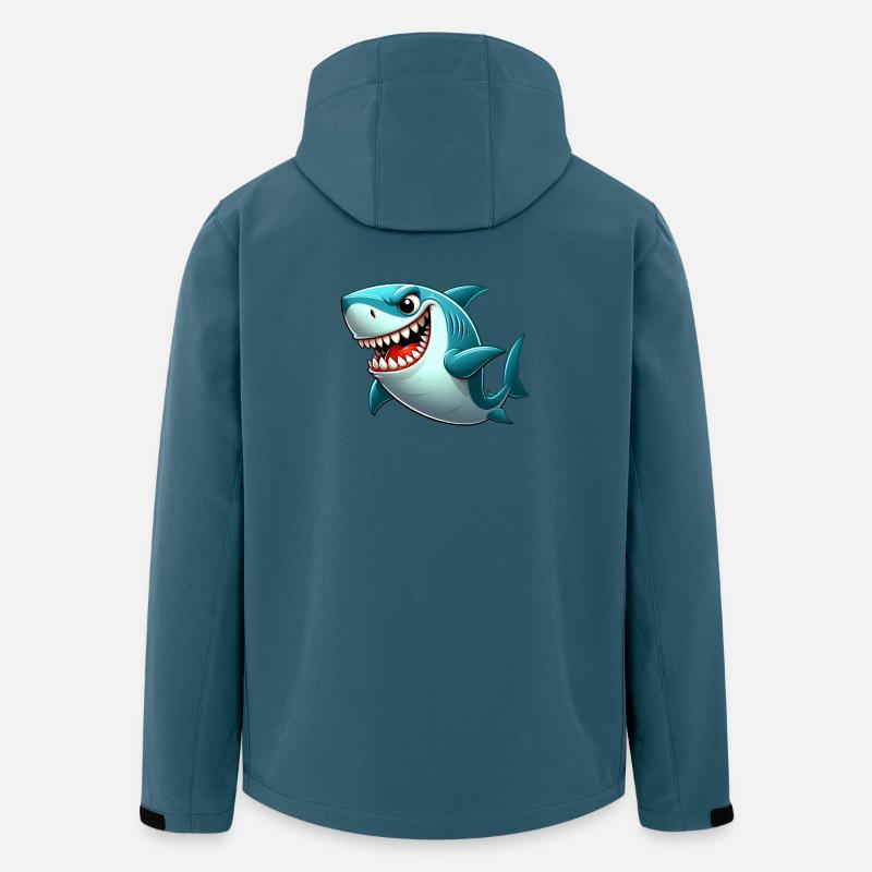 Hai - Recycelte Männer Softshell-Jacke von Stanley/Stella - Dunkles Petrol