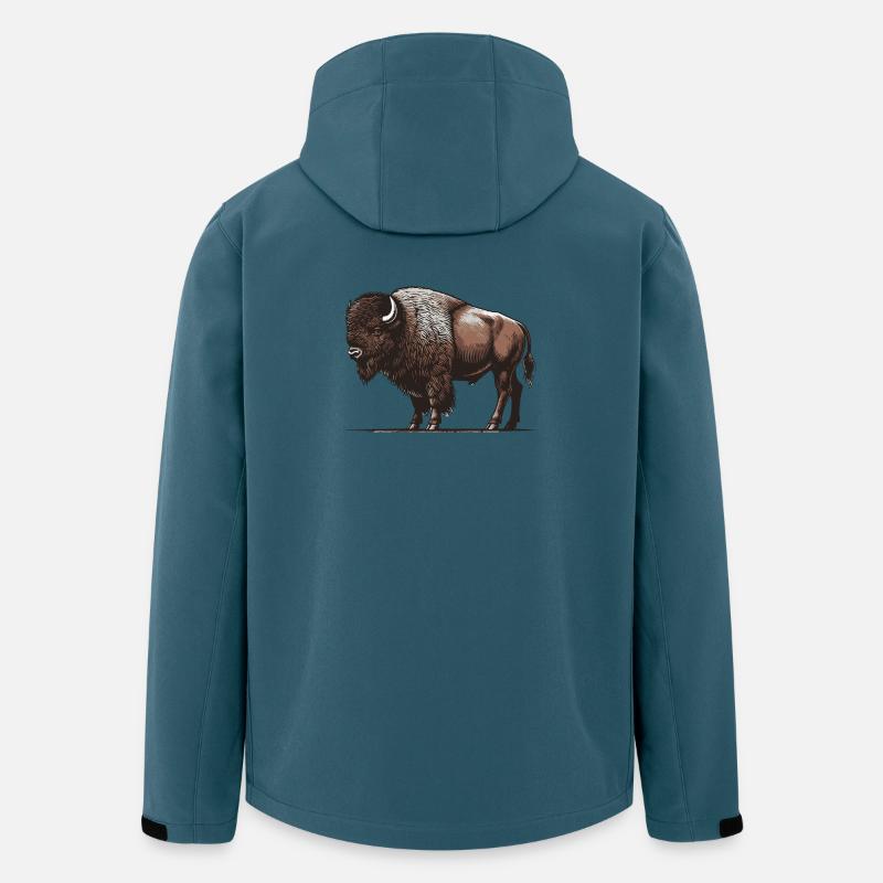 Bison - Men’s Recycled Softshell Jacket by Stanley/Stella - stargazer