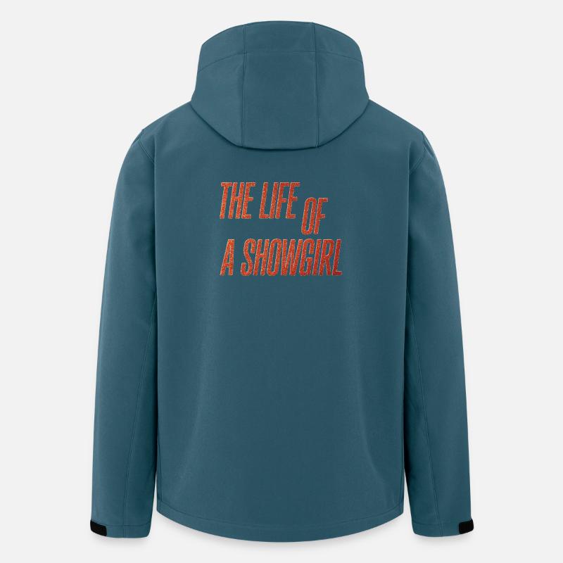 Das Leben eines Showgirls - Recycelte Männer Softshell-Jacke von Stanley/Stella - Dunkles Petrol