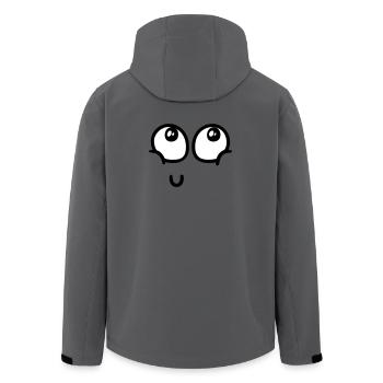 Joy overload - Men’s Recycled Softshell Jacket by Stanley/Stella - stargazer - Back - AI Model Male 185 light (185cm)