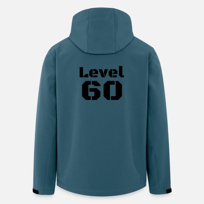 Level 60 - Recycelte Männer Softshell-Jacke von Stanley/Stella - Dunkles Petrol
