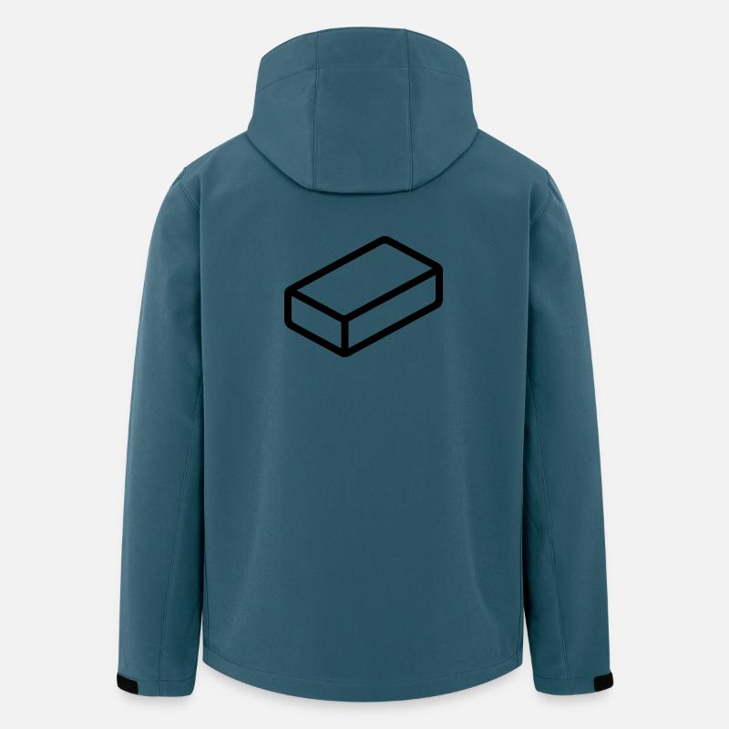 Ziegel - Recycelte Männer Softshell-Jacke von Stanley/Stella - Dunkles Petrol