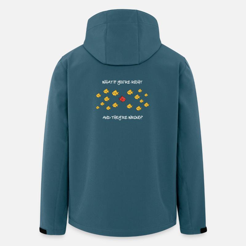 What if you're right? - Men’s Recycled Softshell Jacket by Stanley/Stella - stargazer