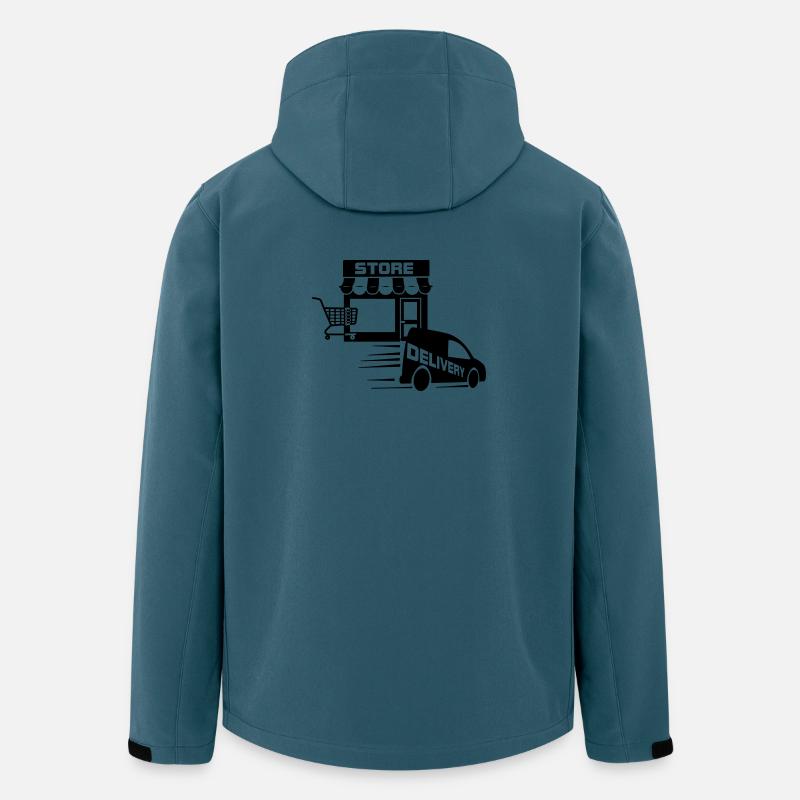 Online-Shop und Lieferung mit - Recycelte Männer Softshell-Jacke von Stanley/Stella - Dunkles Petrol