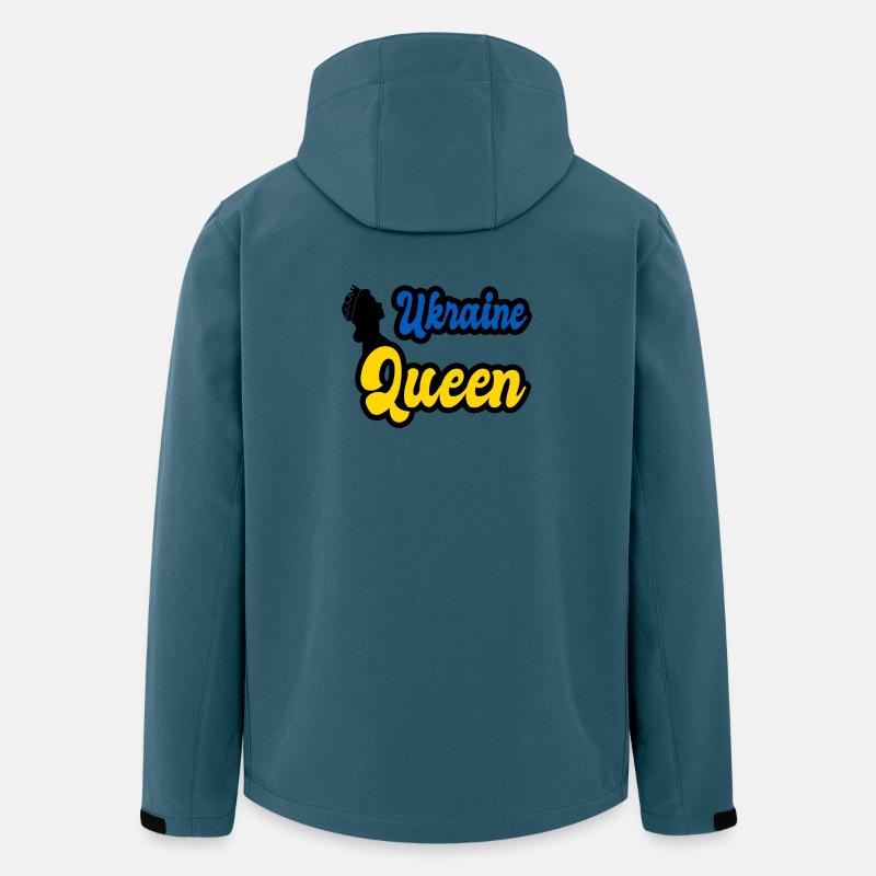 Ukraine Königin - Recycelte Männer Softshell-Jacke von Stanley/Stella - Dunkles Petrol