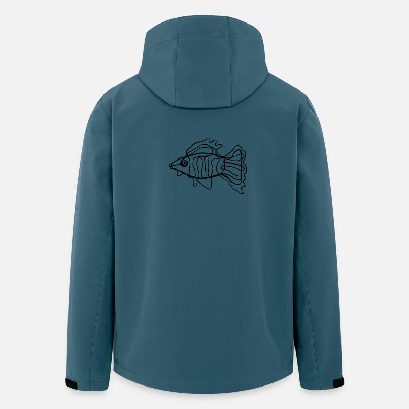 Fish - Men’s Recycled Softshell Jacket by Stanley/Stella - stargazer