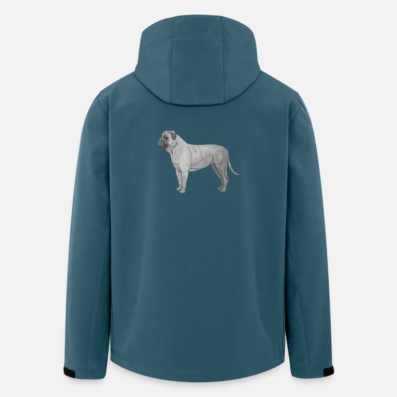 Bullmastiff - Recycelte Männer Softshell-Jacke von Stanley/Stella - Dunkles Petrol
