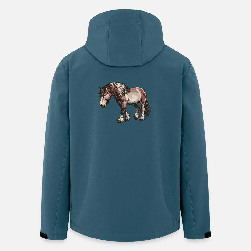 Trot Your Own Path - Recycelte Männer Softshell-Jacke von Stanley/Stella - Dunkles Petrol