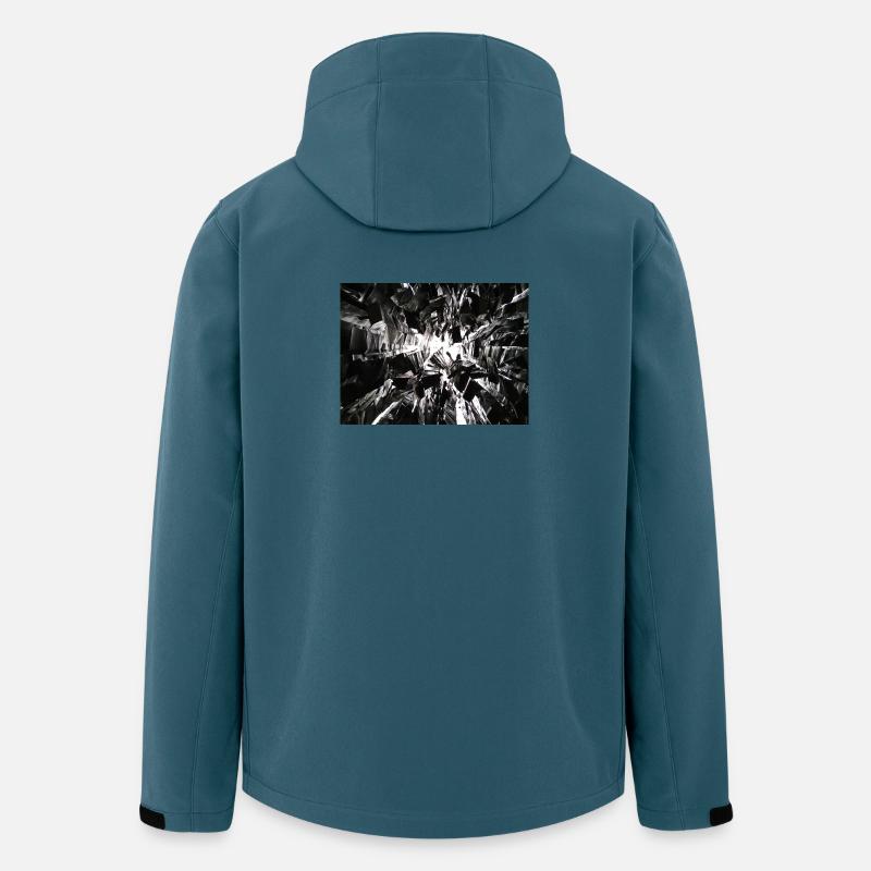 art is fact - Recycelte Männer Softshell-Jacke von Stanley/Stella - Dunkles Petrol