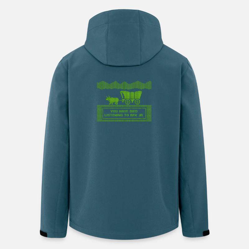 Du bist gestorben, weil du RFK Jr gehört hast - Recycelte Männer Softshell-Jacke von Stanley/Stella - Dunkles Petrol