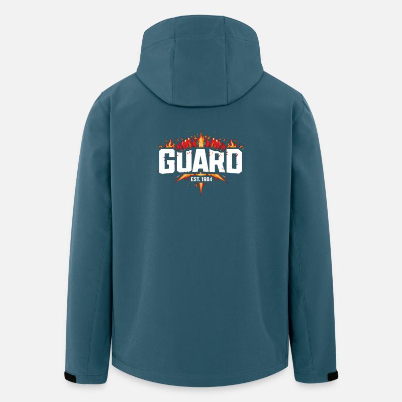 Guard Est 1984 Flames - Men’s Recycled Softshell Jacket by Stanley/Stella - stargazer