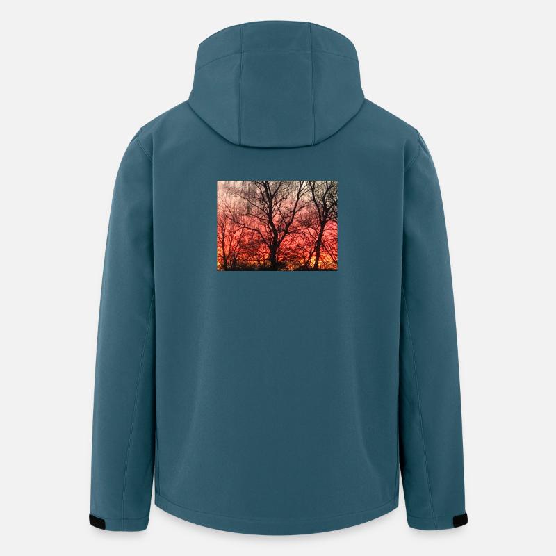 Abendrot - Recycelte Männer Softshell-Jacke von Stanley/Stella - Dunkles Petrol