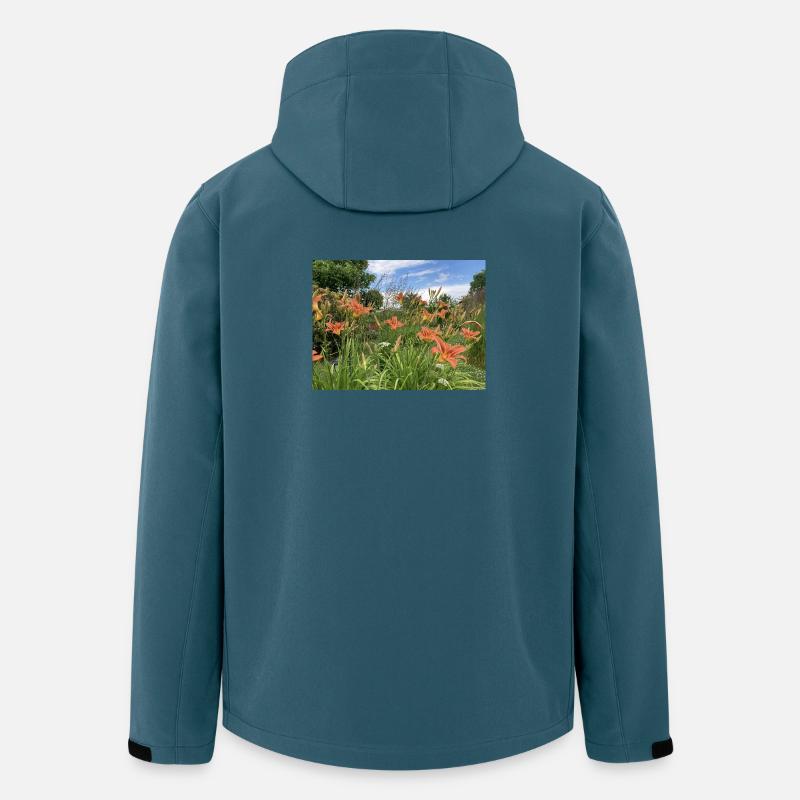 LILIEN - Recycelte Männer Softshell-Jacke von Stanley/Stella - Dunkles Petrol