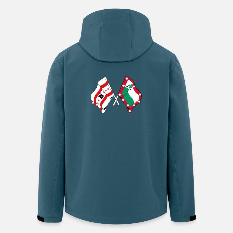 Meppel & Drenthe Flags – Regional Pride - Men’s Recycled Softshell Jacket by Stanley/Stella - stargazer