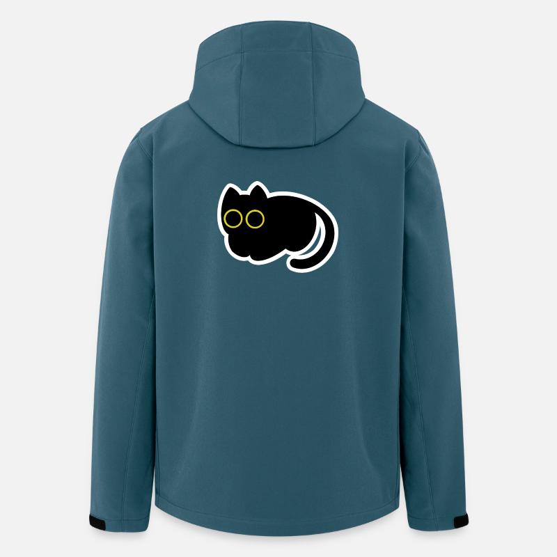 Void Cat - Recycelte Männer Softshell-Jacke von Stanley/Stella - Dunkles Petrol