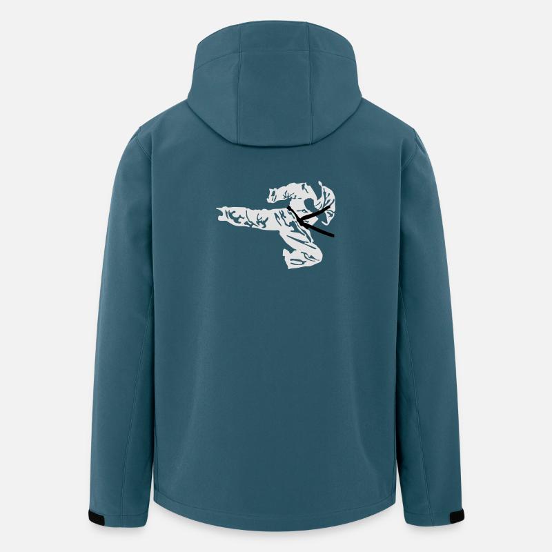 Karate - Recycelte Männer Softshell-Jacke von Stanley/Stella - Dunkles Petrol
