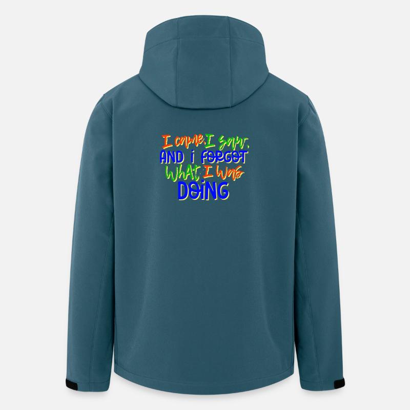 Humorvoll Statement Spruch Sprüche - Recycelte Männer Softshell-Jacke von Stanley/Stella - Dunkles Petrol