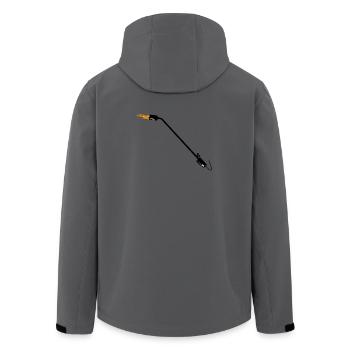 Roofer gas burner - Men’s Recycled Softshell Jacket by Stanley/Stella - stargazer - Back - AI Model Male 185 light (185cm)