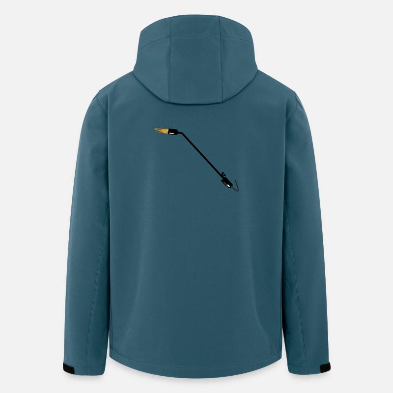 Dachdecker-Gasbrenner - Recycelte Männer Softshell-Jacke von Stanley/Stella - Dunkles Petrol