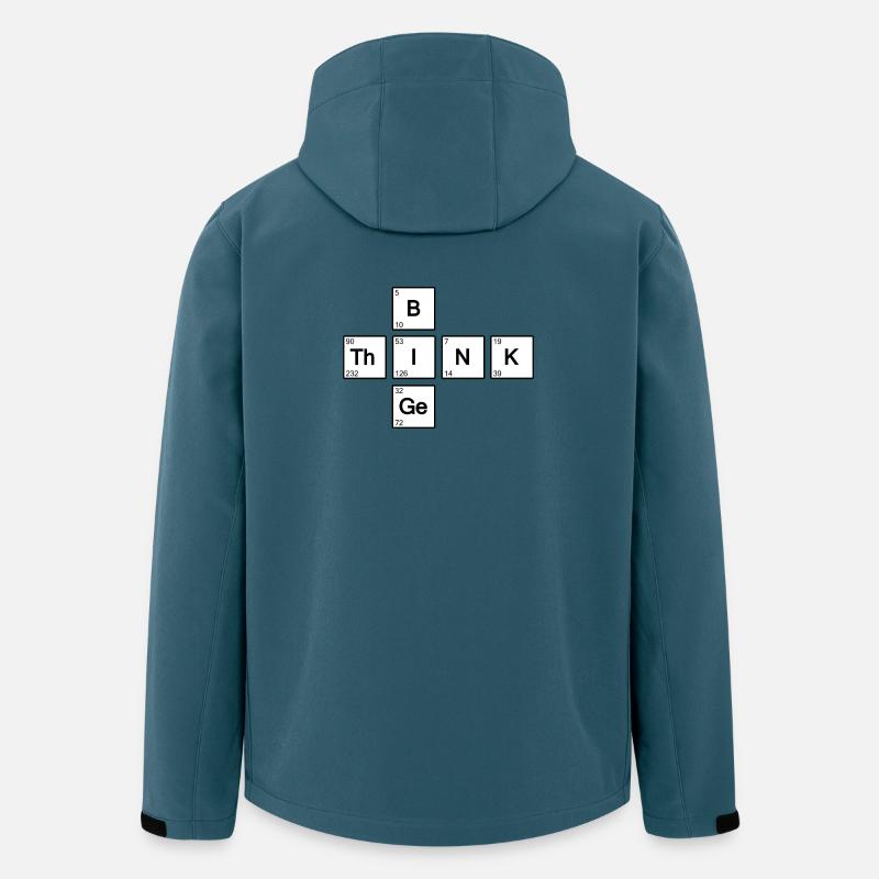 Think Big (Blanc) - Veste softshell homme en polyester recyclé Stanley/Stella - bleu pétrole foncé