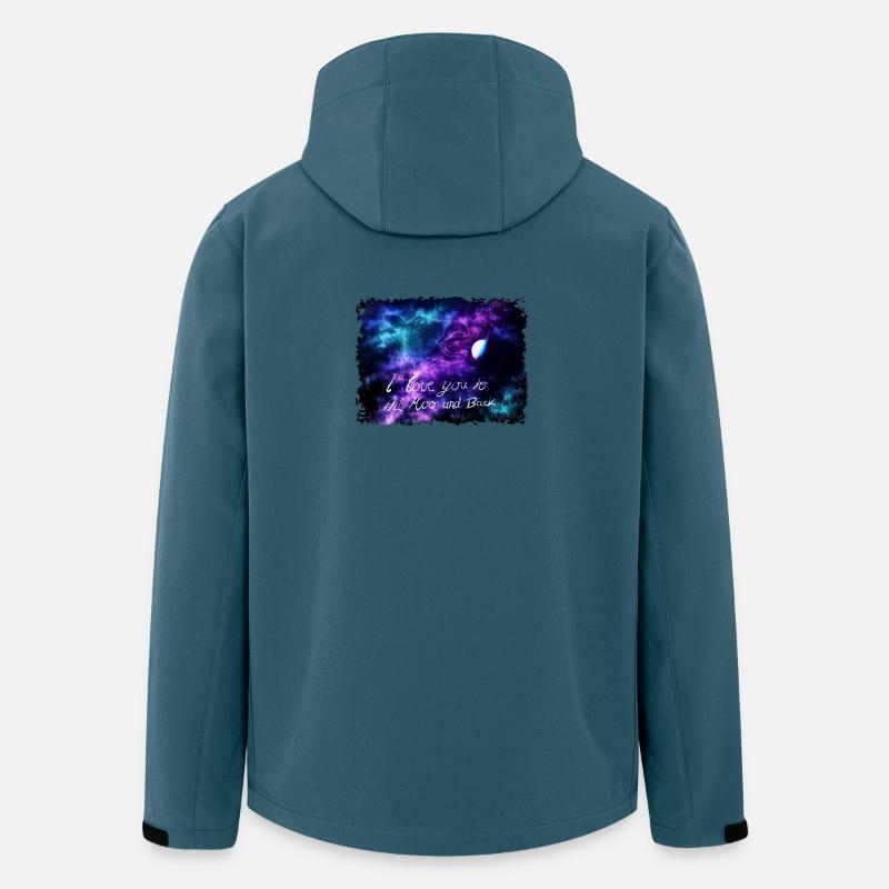 Planet-eating space cow - Men’s Recycled Softshell Jacket by Stanley/Stella - stargazer