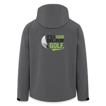 It's a Good Day to Play Golf - Men’s Recycled Softshell Jacket by Stanley/Stella -  - Back - AI Model Male 185 light (185cm)